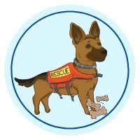 S&R Dog Program and Treats Badge